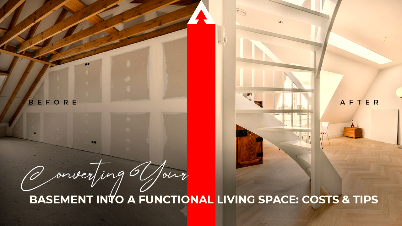 Converting Your Basement into a Functional Living Space: Costs & Tips